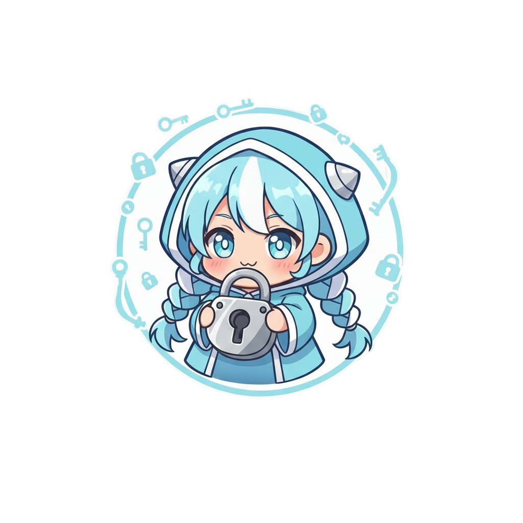 Encryption mascot character